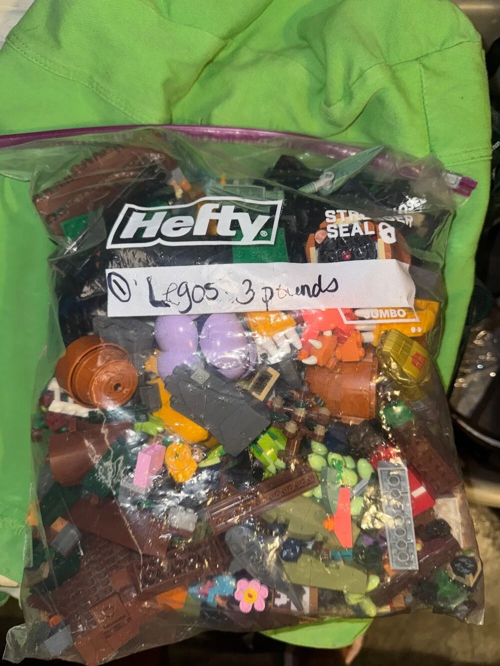 LEGO Loose Pieces and Minifigures Mixed Set 3 pounds
